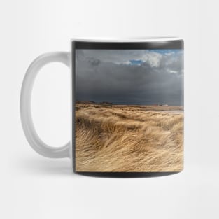 Stormy Bamburgh Beach Mug